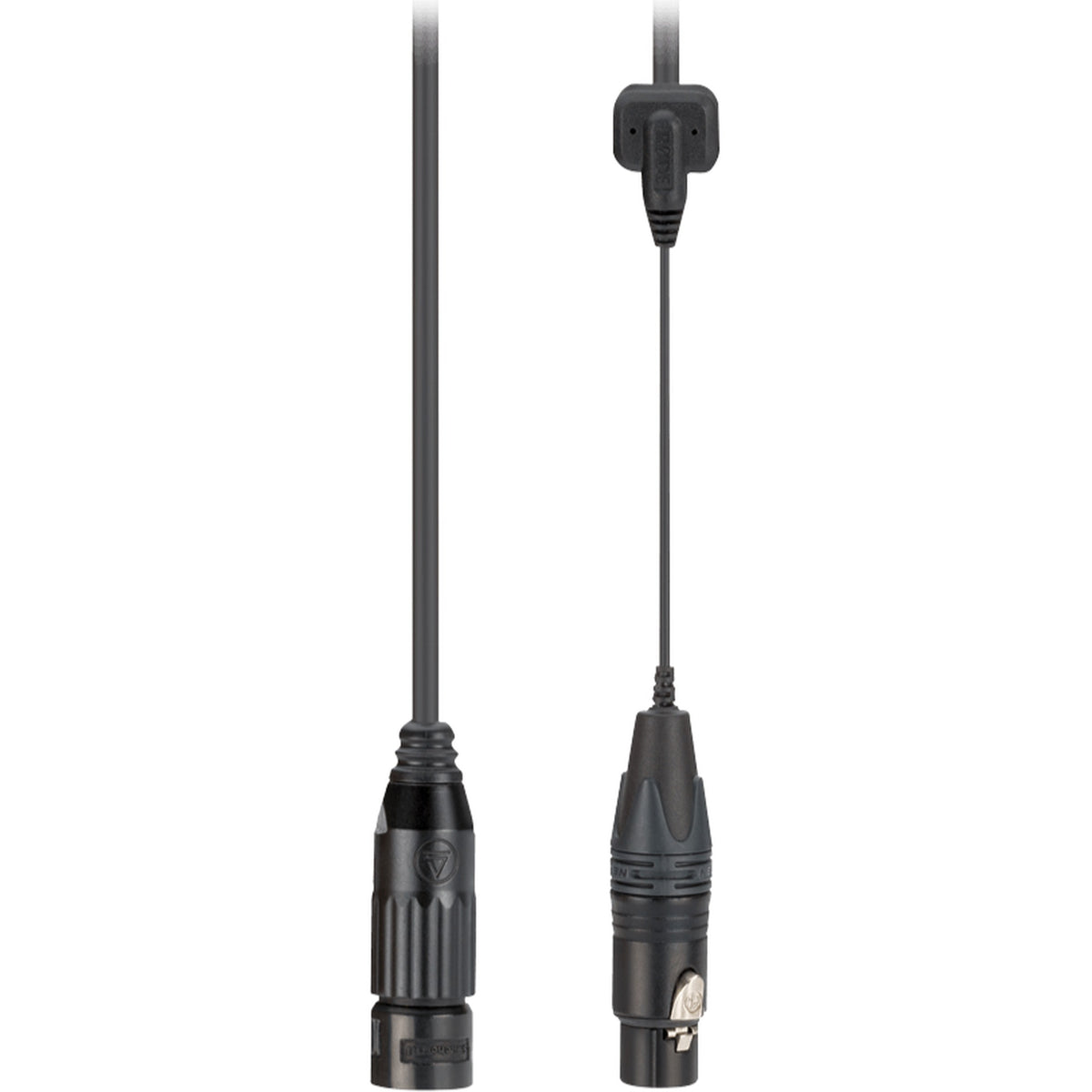 Rode PG2-R Pro XLR to XLR cable showing durable black cable and connectors for professional audio connections.