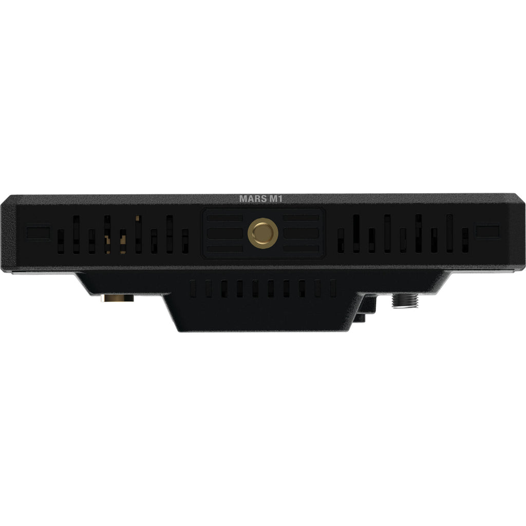 Hollyland Mars M1 Enhanced video monitor displaying a vibrant screen with various control options and interface details.