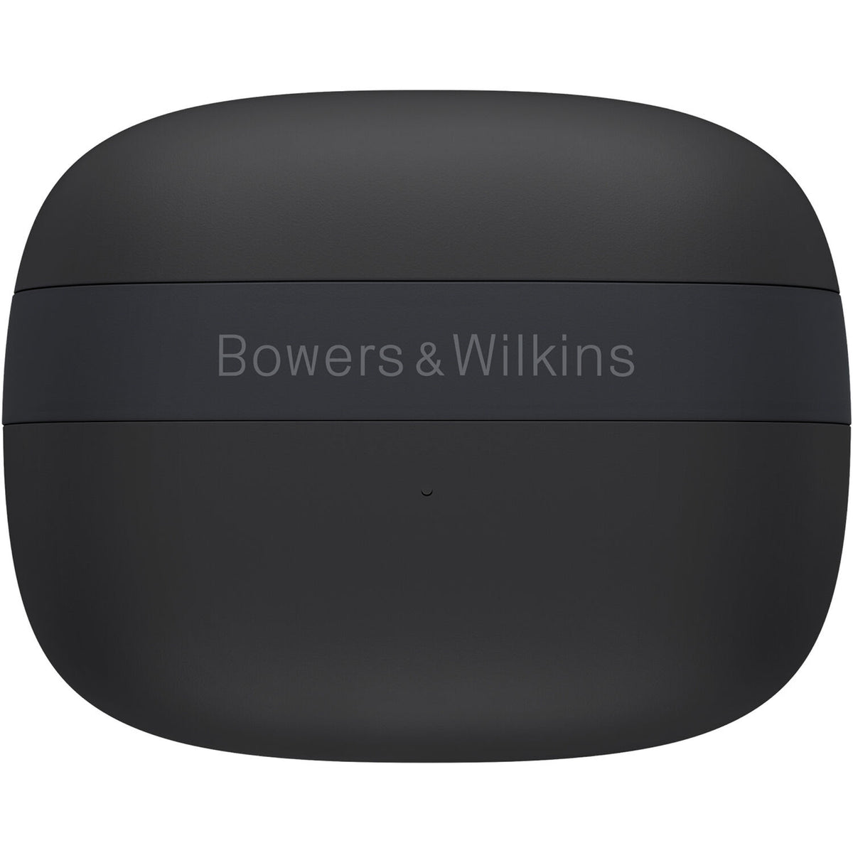 Bowers & Wilkins Pi6 wireless in-ear headphones with sleek black earbuds and compact charging case.