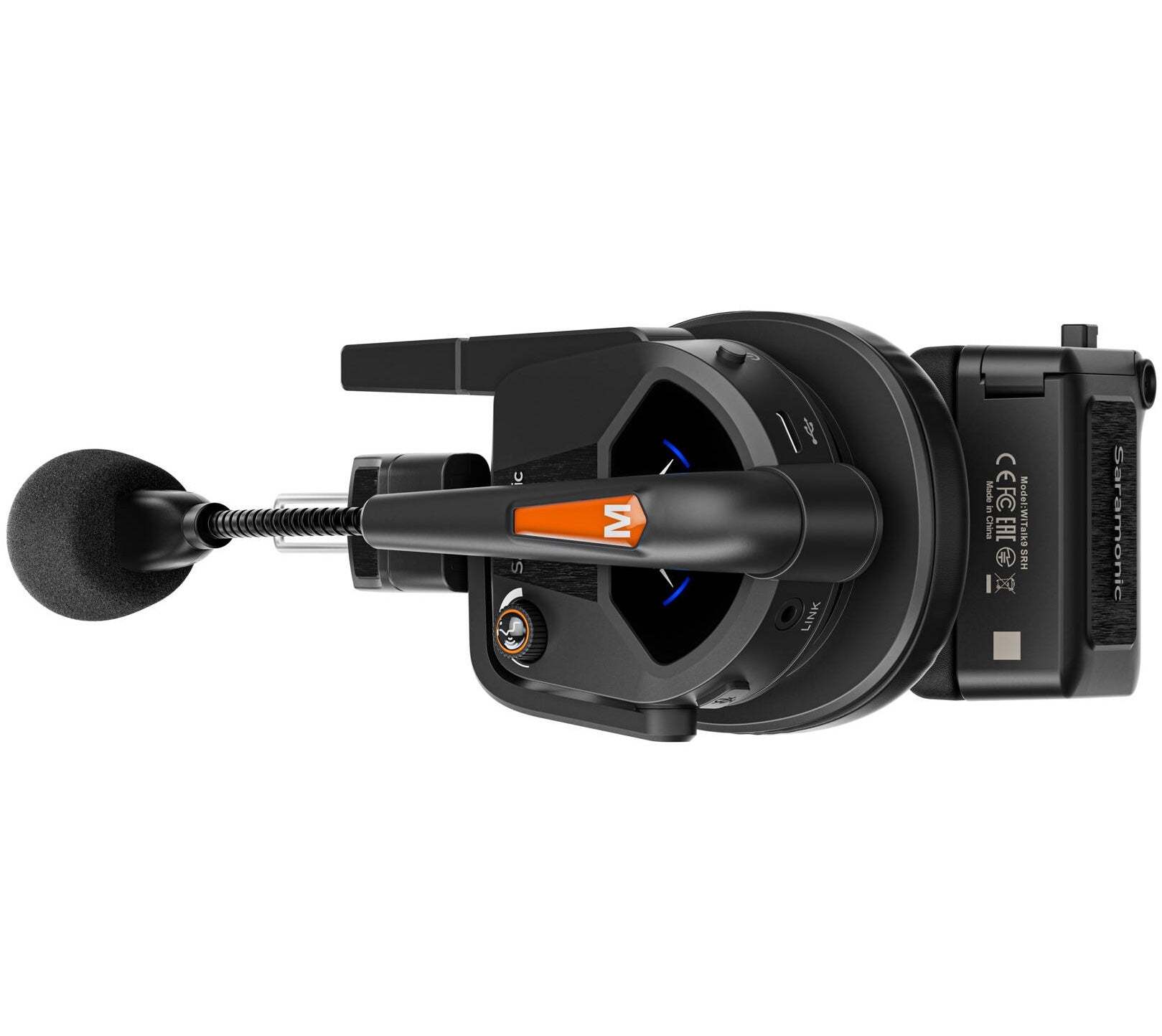 Saramonic WiTalk9 WT7S 7-person video equipment set with wireless microphones and transmitters for group recording.