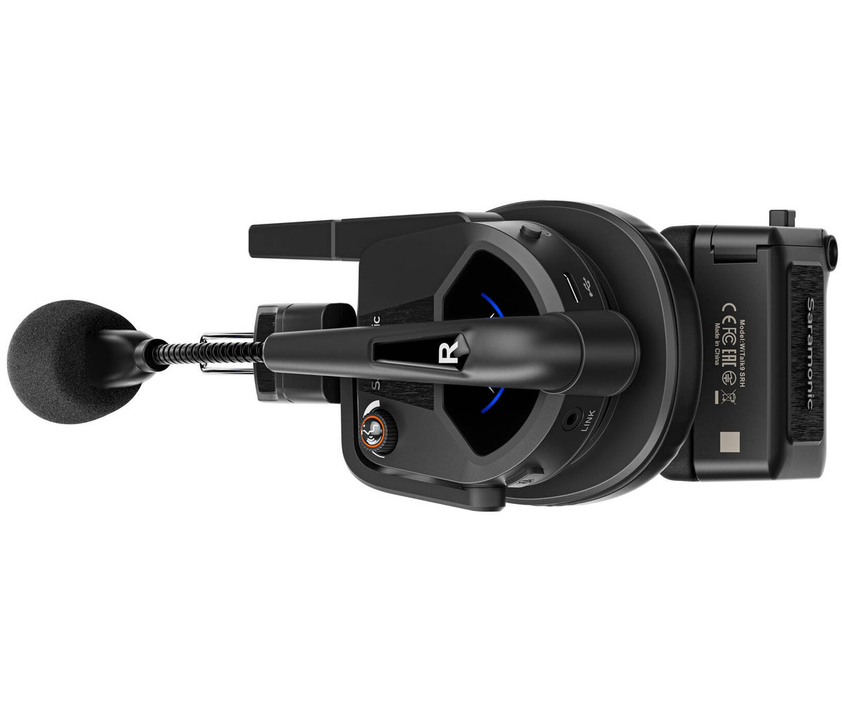 Saramonic WiTalk9 WT5S 5-person wireless video equipment set with microphones and receiver for professional audio recording.
