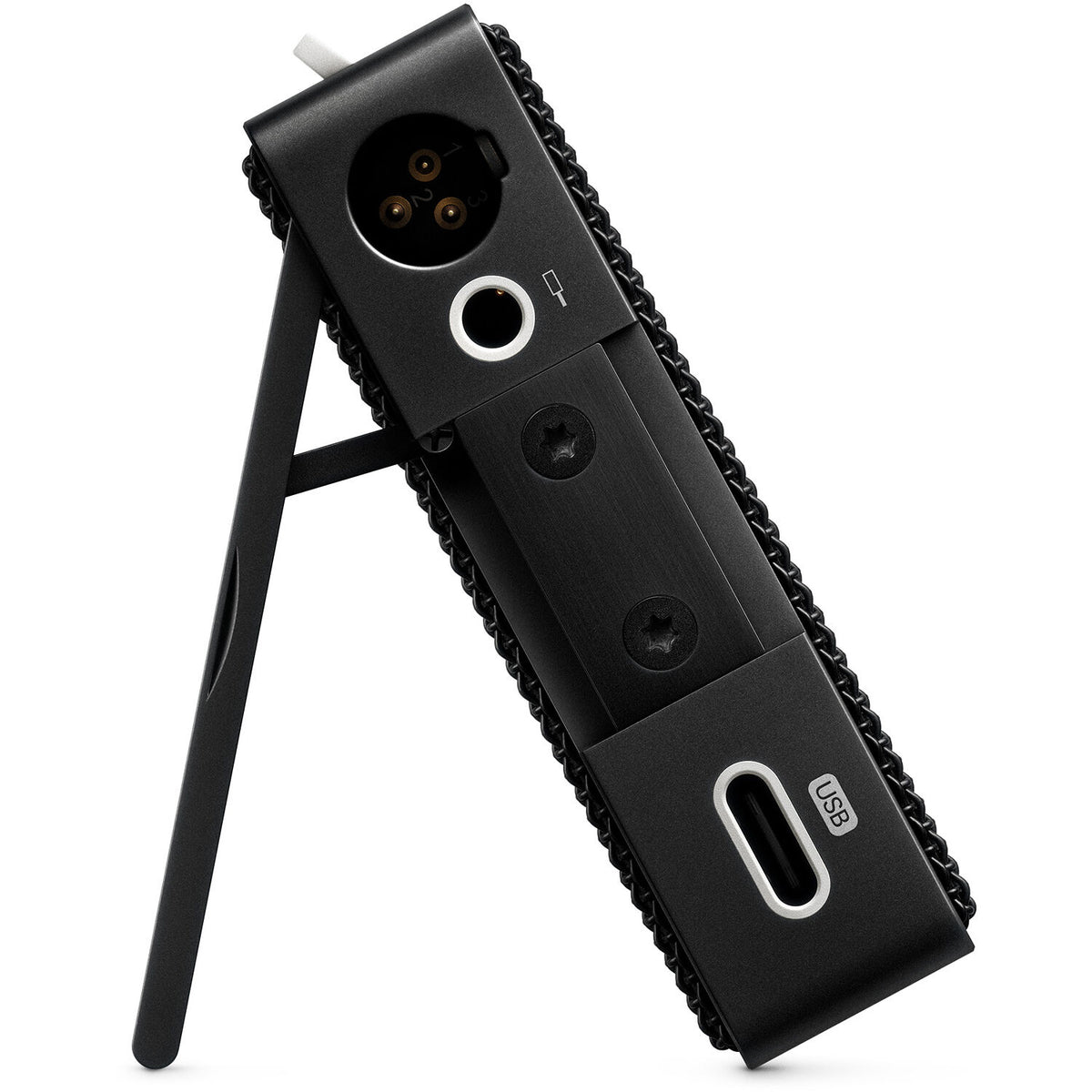 Teenage Engineering CM-15 condenser microphone with sleek design and professional audio capturing capabilities.