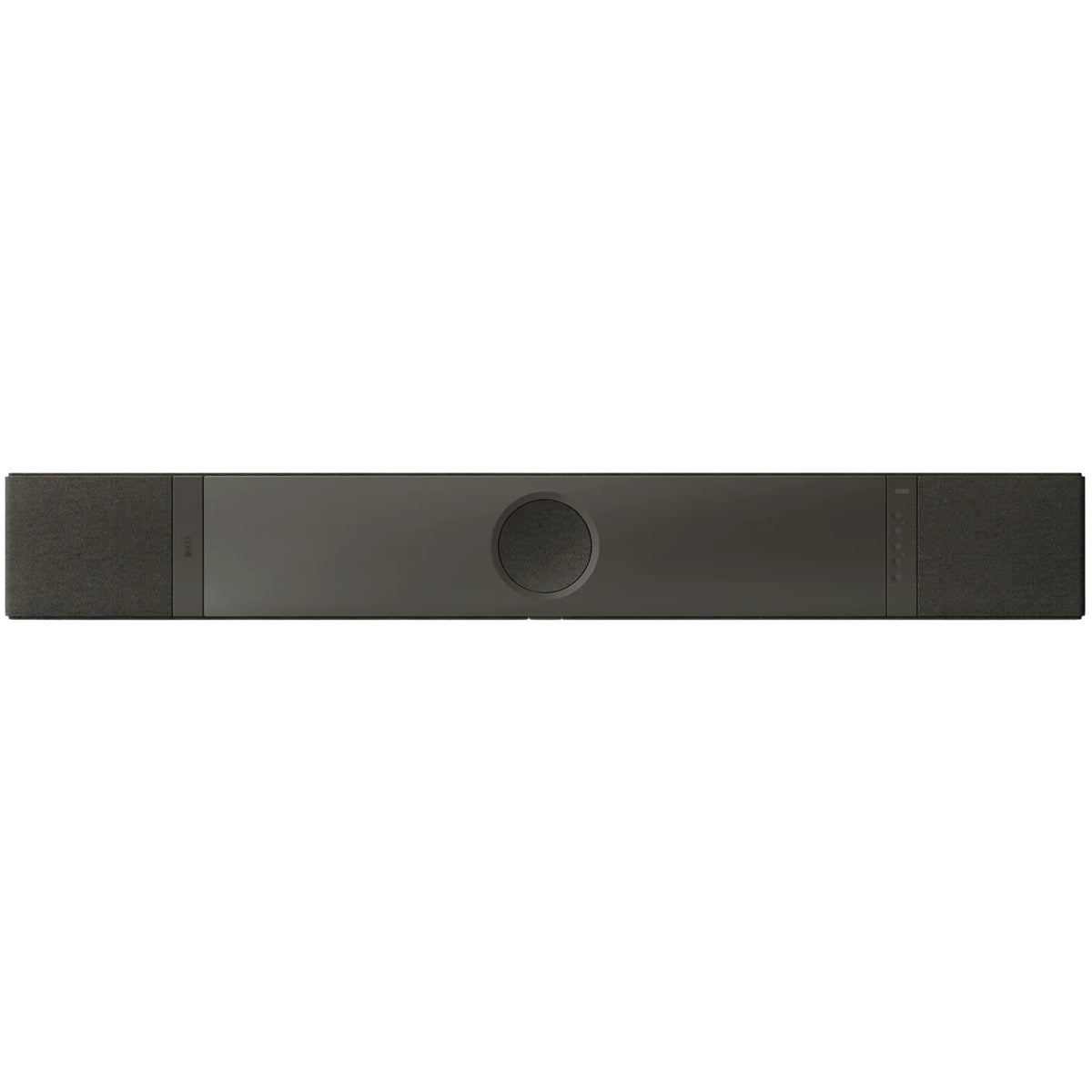 KEF XIO soundbar with sleek black design, featuring multiple speaker drivers for immersive TV sound and high-quality audio.