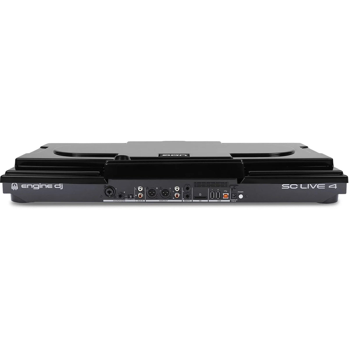 UDG Ultimate Denon DJ SC Live 4 equipment cover in black, designed to protect DJ gear during transport and storage.