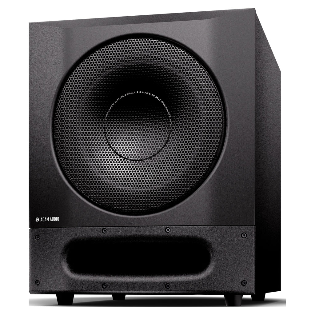 Adam Audio Sub10 PRO studio subwoofer, angled front view