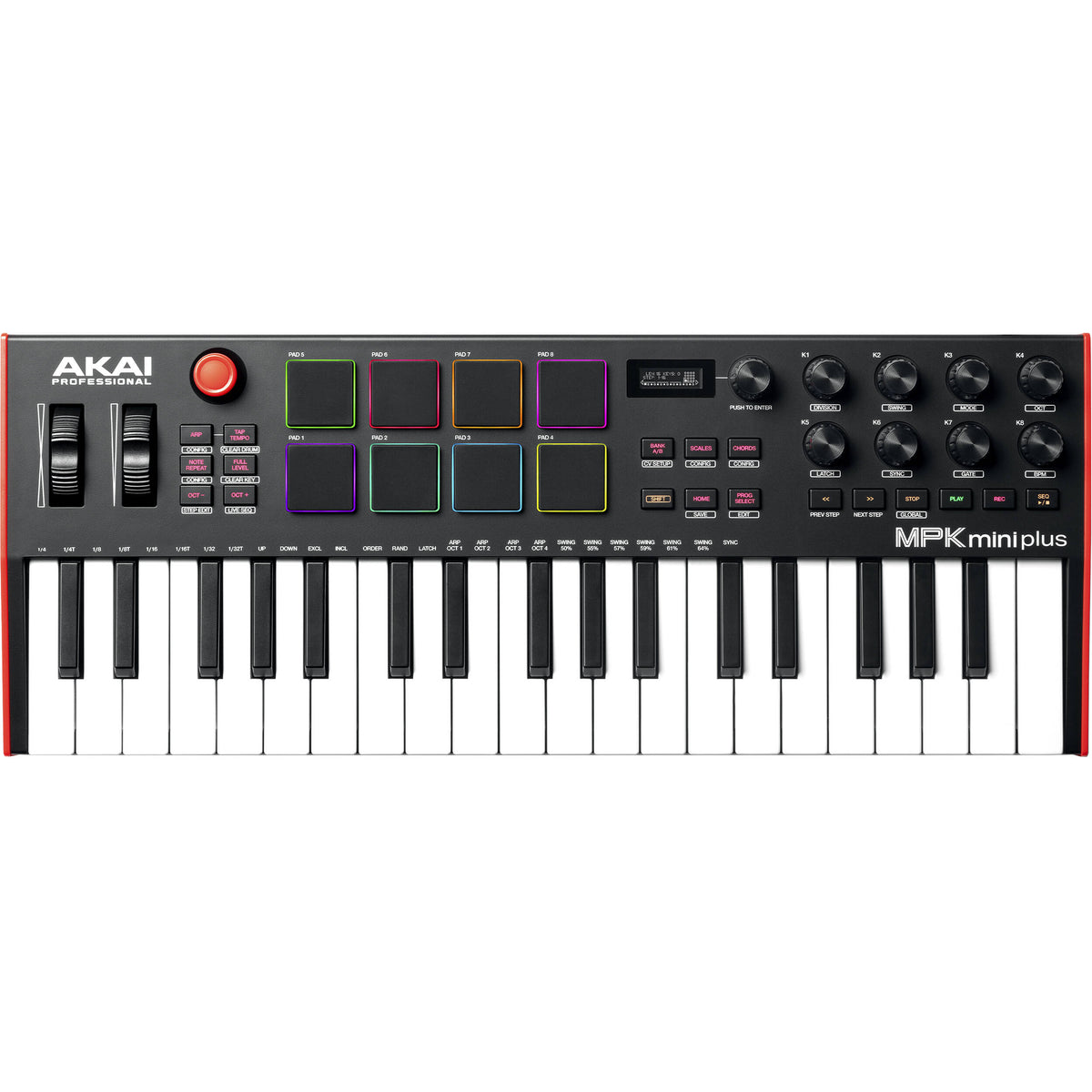 Akai Professional MPK Mini Plus midi keyboards, lifestyle shot