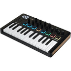 Arturia MiniLab 3 (Black, B-Stock) angled view with backlit pads