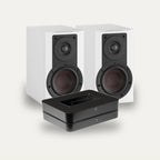 Bluesound POWERNODE + DALI Opticon 1 MK2 Streaming Set – Amplifier Colour Black, Speaker Finish White Satin
