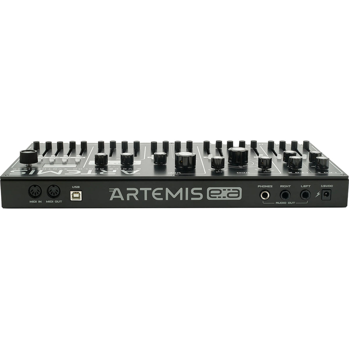 Dreadbox Artemis synthesizers, retail packaging