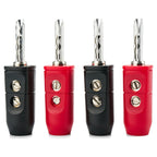 Essentials Classic Banana 1 BFA, set of 4 banana plugs with clamp screws