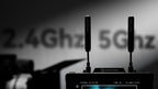 Hollyland Pyro 7 video monitors set showing two compact, portable Hollyland brand monitors with screens and control buttons.
