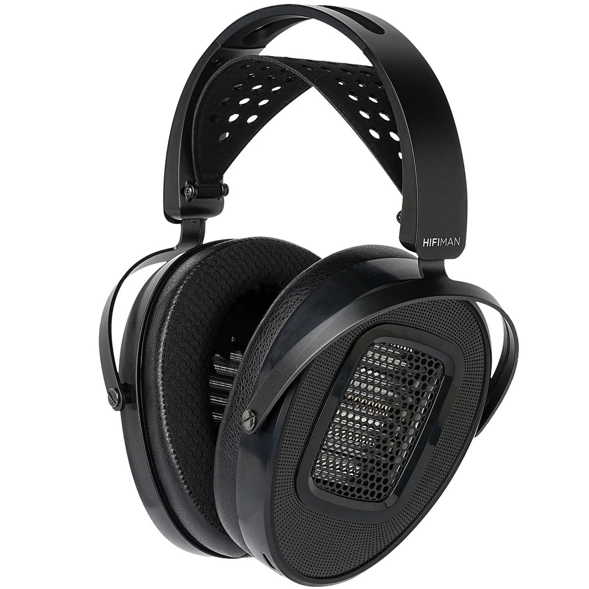 HiFiMAN Arya WiFi wireless headphones with over-ear design and sleek black finish, featuring plush ear cushions for comfort