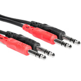 Cavo stereo Hosa CSS-200 Dual 6,3 mm TRS – Dual 6,3 mm TRS