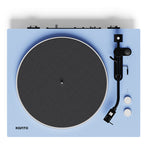 Kanto Audio OBI3 Gen 2 turntable, Ice Blue, top view