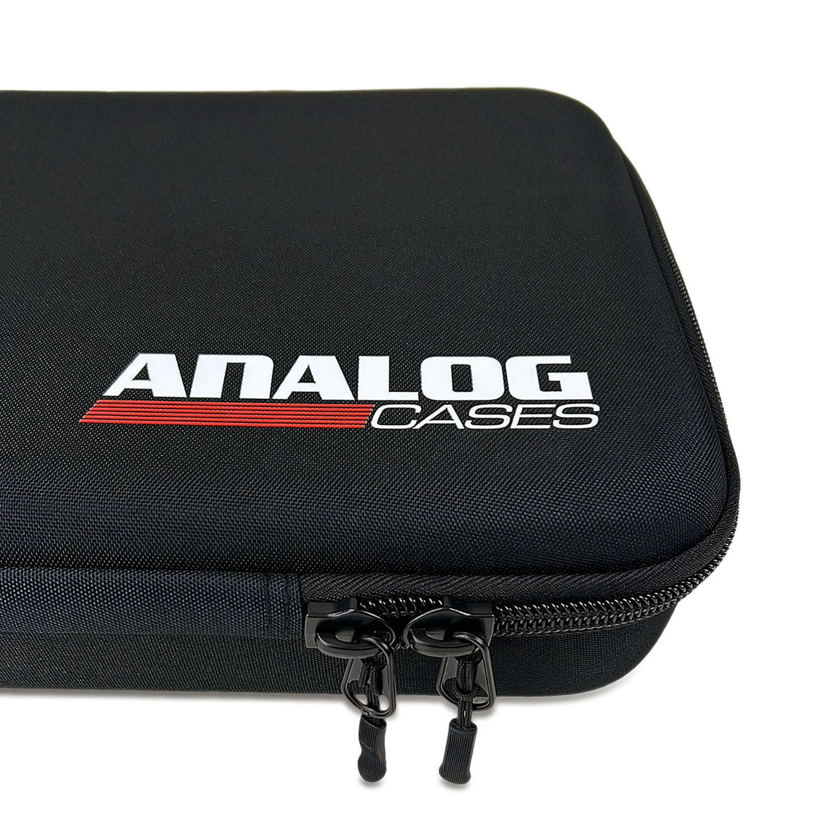 Analog Cases PULSE keyboard case for Arturia KeyStep and Native Instruments M32, black protective bag with padded interior.