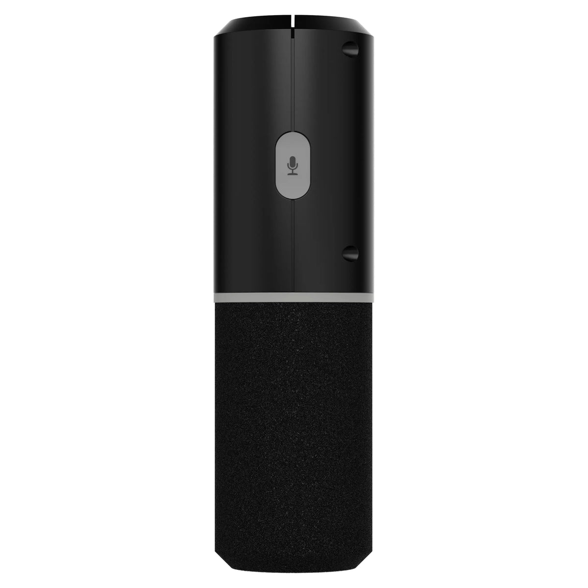Shure MV6 Gen 2 Black, top view with tap-to-mute button