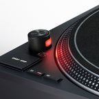 Technics SL-1210MKX start-stop button and red strobe lighting