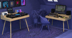 Glorious Vintage Music Station, a stylish studio furniture piece featuring a retro design and ample workspace for musicians.
